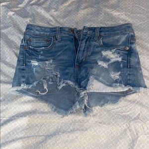 American Eagle high rise short shorts